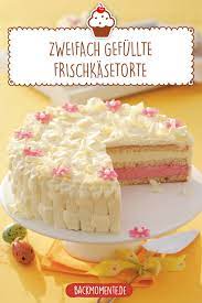 zweifach gefullte frischkasetorte rezept kuchen und torten rezepte kuchen und torten kuchen rezepte einfach