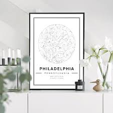 Das herzstück des grills ist der integrierte multifunktionale grillrosthalter, der eine individuelle höhenverstellung des grillrostes ermöglicht. Philadelphia Star Map Print Design Your Own Map Art Poster Mapiful
