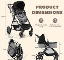 High Landscape Baby Stroller, Convertible Baby Pram - BABY ...