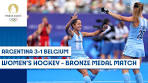 Argentina clinch bronze medal in women's hockey | Paris ... - YouTube