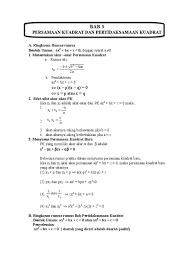 Adding the length of each flange taken between the center of the radius to the ba gives the flat pattern length. Persamaan Kuadrat Pdf
