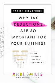 Why Tax Deductions Are So Important For Your Business In 2020 Business Finance Small Business Finance Tax Deductions