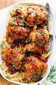 This orange rosemary roasted chicken thighs is one of those recipes which allow you to do some other things while cooking and. Slow Cooker Chicken Cacciatore Healthy Seasonal Recipes
