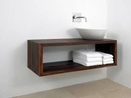 Plain Antique Wooden Toilet Lately I Ve Been Thinking That A Floating Vanity Might Work Wel Floating Bathroom Vanities Floating Vanity Bathroom Cabinets Diy