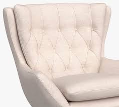 From classic and casual pieces to contemporary designs that make a stunning addition to any living space, world market makes it chic and affordable to update the living room. Wells Upholstered Swivel Chair Pottery Barn