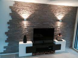 Außerdem verrät eine expertin die besten tipps, um den perfekten farbton für ihre wohnzimmerwände zu finden. Wandgestaltung Wohnzimmer 20 Attraktive Ideen Fur Stilvolles Wohnzimmer Ambiente Stein Tap Stone Wall Living Room Decorative Stone Wall Stylish Living Room