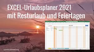 Kalender 2021 nrw zum ausdrucken kostenlos din a4 : Excel Urlaubsplaner Kostenlose Vorlage Zum Download Anuschka Schwed