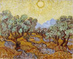 Vincent Van Gogh Olive Trees Oil Painting Poster Print Olive Tree Painting Van Gogh Olive Trees Van Gogh Art