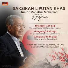 Siaran langsung boleh diikuti melalui saluran tv berbayar astro di saluran 501 dan juga menerusi live streaming percuma secara online di laman web rasmi astro awani iaitu www.astroawani.com. Razib Tahir On Twitter I Thot Tun Already Mentioned That This Is Not An Official Visit He Commit To Attend The Conference Even Before The Election Https T Co Dbwoyoubyp