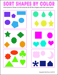 sorting worksheets math worksheets