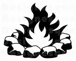Campfire Svg Bonfire Svg Camping Svg Camp Fire Svg Etsy Campfire Drawing Svg Silhouette Clip Art