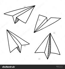 Doodle Paper Plane Set Handgezeichnete Stock Illustration 376413529 Diy Papier Ideen In 2020 Flugzeug Zeichnung Flugzeug Tattoo Hande Zeichnen