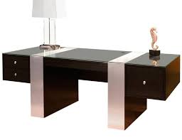 You can find glass, solid wood, lacquer , double pedestal, and clean modern executive office desks. 79 Wenge Desk With Brushed Aluminum Accents By Sharelle Officedesk Com