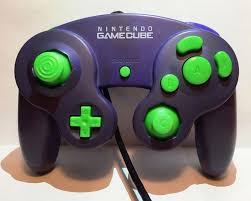 Custom Nintendo Oem Gamecube Controller Indigo With Green Buttons Nintendoswitch Nintendo Switch Gamecube Controller Gamecube Nintendo Cipon gc controller, wired controllers classic gamepad joystick compatible with gamecube controller nintendo and wii console game remote black. custom nintendo oem gamecube controller
