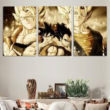 Dragon ball z super sayain goku enamel pin, or our dragon ball z dragon ball figurine. Dragon Ball Z Goku Vegito Vegetto Poster Canvas Print Art Home Decor Wall Art Home Decor Home Garden