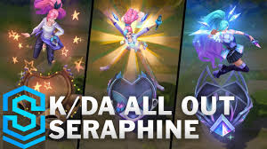 K Da All Out Seraphine Skin Spotlight League Of Legends Youtube