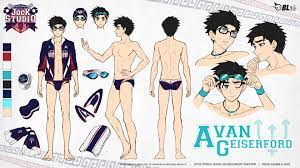 Here is the fourth guy from the future game: Jock Studio. You already know  him, if not, here is our sexy and cool swimmer Avan Geiserford. : r/ campbuddy