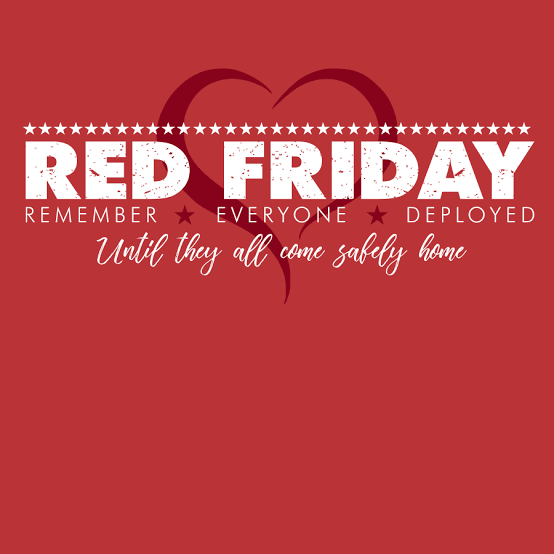 Wear RED Friday Design | Military Shirt | Designs4Screen.com