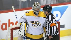 A beast called maximus behind a gladiator mask. Nhl Playoffs 2018 Rinne Probably Should Have Thrown My Mask On Game Winning Goal Sporting News Canada
