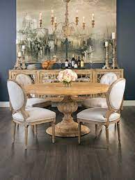 Amplify the farmhouse appeal of your dining room, breakfast nook, or kitchen with the humblenest farmers market 45 in. Dining Room Room Ideas Country Dining Rooms French Country Dining Room Round Dining Table Decor