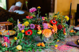 Begin by filling a silver or pewter bowl with wet floral foam. Kara S Party Ideas Alebrije Mexican Folk Art Inspired Baby Shower Kara S Party Ideas