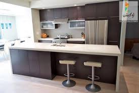 احدث ديكورات مطابخ صغيرة 2017 2018 تجعل ديكور المطبخ اكثر اتساعا لوكشين ديزين نت House Design Kitchen Modern Kitchen Modern Kitchen Island Design