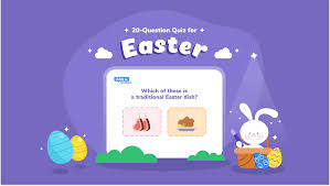 Pixie dust, magic mirrors, and genies are all considered forms of cheating and will disqualify your score on this test! Easter Quiz 20 Questions And Answers Free Download Ahaslides