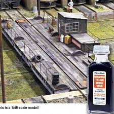 Railroad Tie Bridge Stain 3 1 2 Fl Oz Model Trains Model Train Table Model Railroad