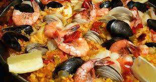 Romantic Meal For Two Mixed Seafood Paella Seafood Paella Seafood Recipes Romantic Meals