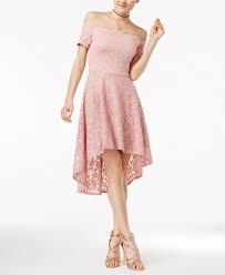 City Studios Juniors Off The Shoulder Fit Flare Dress Reviews Dresses Juniors Macy S Girls Evening Dresses Fit Flare Dress Dresses For Teens