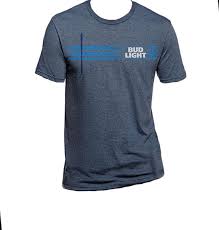 Bud Light Navy T Shirt The Beer Gear Store