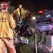 Driver killed after SUV crashes, lands