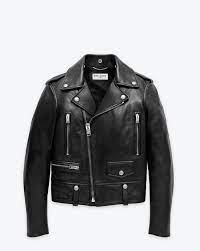 Ysl Official Website Saint Laurent Ysl Com Mens Leather Jacket Biker Black Leather Biker Jacket Black Motorcycle Jacket