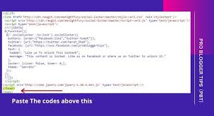 It will automatically click into the next position Guide To Add Social Content Locker Plugin In Blogger 2021 Pbt