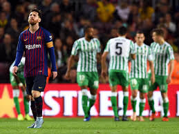 Barcelona host real betis at the camp nou on satarday and will be pursuing their fourth consecutive win in la liga. Barcelona Vs Real Betis Live Lionel Messi Scores Twice But Barca Slump To Thrilling 4 3 Defeat The Independent The Independent