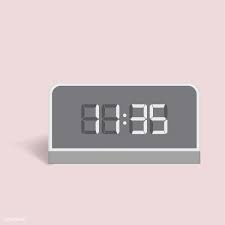 Vector Image Of Digital Alarm Clock Icon Free Image By Rawpixel Com Clock Icon Alarm Clock Digital Alarm Clock