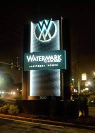 Watermark At East Cobb Residential Signs Denyse Companies Monument Signs Architectural Signage Exterior Signage