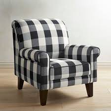 If You Were A Chair Designer What Would Be On Your Short List Of Must Have Features Comfort Of Course Styl Black Living Room Plaid Chair Living Room Chairs