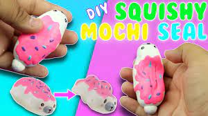 Diy Squishy Mochi Seal How To Make A Diy Punimaru Squishy Mochi Seal Youtube Squishies Diy How To Make Diy Homemade Squishies