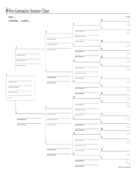 Editable 7 Generation Family Chart Fill Online Printable