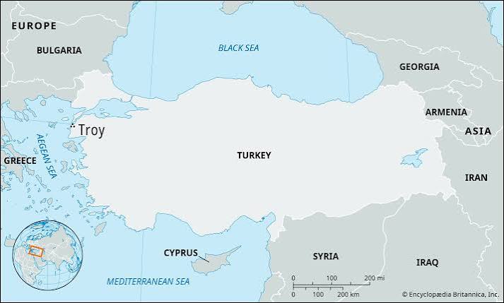 Troy | Geography, Archaeology, Map, & Trojan War | Britannica