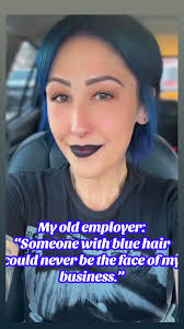 ✨I don’t take insults personally. I just use them as motivation to do what  I was told I couldn’t. And HERE. WE. ARE. 💅✨, That being said, my  signature blue hair gets complemented daily. 😎💙#wearetr ...