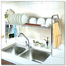 Here in the us we installed the ikea grundtal open metal shelving over our large vintage sink with drainboard. Dish Drying Rack Over Sink Ikea Off 67