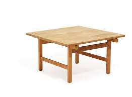 The table is solid hardwood throughout. Hans J Wegner A Square Solid Oak Coffee Table Mutualart