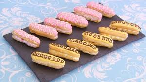 Mary S Lemon And Raspberry Eclairs Recipe Pbs Food Raspberry Eclairs British Baking Show Recipes Eclair Recipe