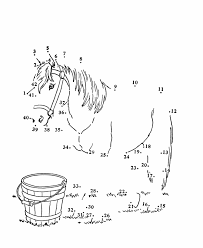 dot to dot horse worksheets 99worksheets