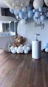 Babyshower Babyshowerideas Babyshowerdecor Babyshowerinspiration Balloons Balloondecor Baby Shower Balloons Boy Baby Shower Themes Bear Baby Shower Theme