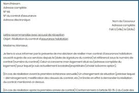 Téléchargez immédiatement en ligne ce modèle de document grâce à l'accès illimité lettre officielle en remplissant les champs suivants Lettre De Resiliation D Assurance Habitation Modele Gratuit