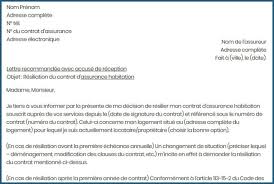 Lors de la souscription d'un contrat ou d'un abonnement, par la signature des conditions générales de vente, le client s'engage à respecter une durée minimum d'abonnement et à respecter un délai de préavis en cas de résiliation. Lettre De Resiliation D Assurance Habitation Modele Gratuit