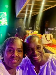 When I say we had a time last night, line dancing and karaoke💞